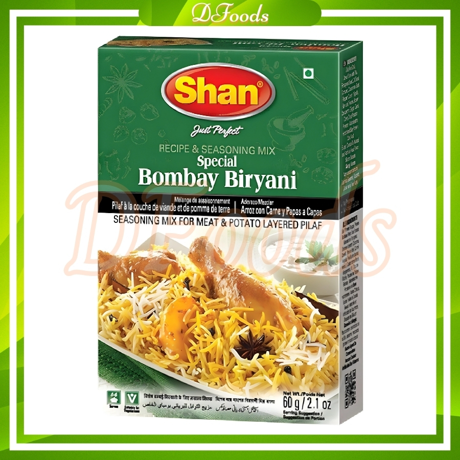 [HCM]Bột Gia vị nấu cơm Bombay Biryani 60g - SHAN