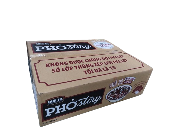 Thùng phở Thìn Bờ Hồ Story Hãng ChinSu vị bò 30 gói x 72g