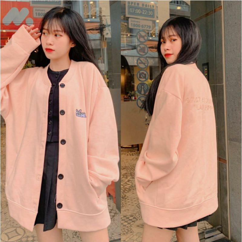 Áo Khoác Cardigan, Sweater, Jacket Uncover Nữ Nam Chất Thun Nỉ Ngoại Fool's Game Form Rộng Nút Cài Unisex