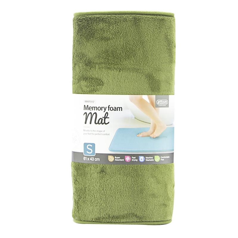 Thảm chùi chân Lock&Lock Memory Foam MAT512 , bề mặt êm, thấm hút tốt, chống trượt, kích thước 43x61x1.5cm