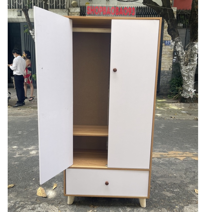 Tủ quần áo người lớn 2 ngăn tiện lợi