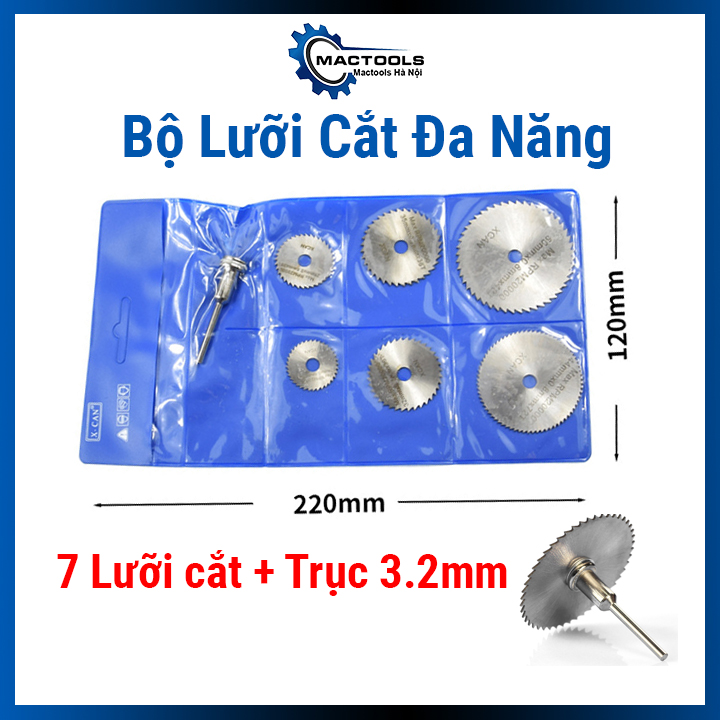 Bộ lưỡi cắt đa năng 7 món chất lượng cao