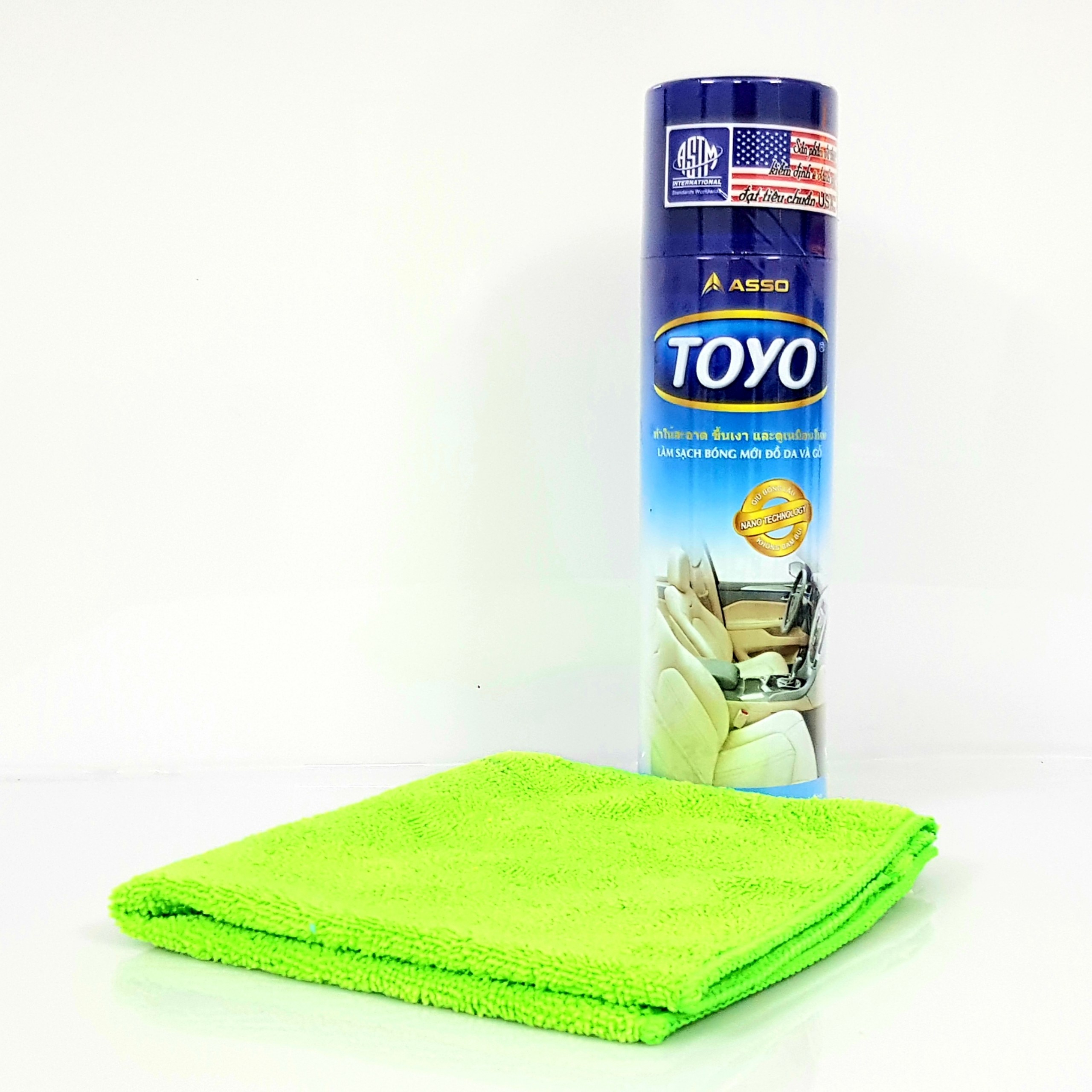 [HCM][TẶNG KHĂN] Chai xịt làm bóng đồ da và gỗ TOYO 500ml