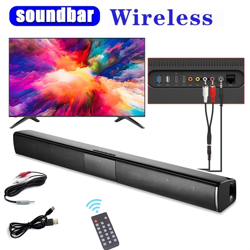 20w bluetooth không dây soundbar loa âm thanh nổi rạp hát tại nhà pc tv âm thanh thanh hệ thống âm thanh vòm aux tf fm radio cột