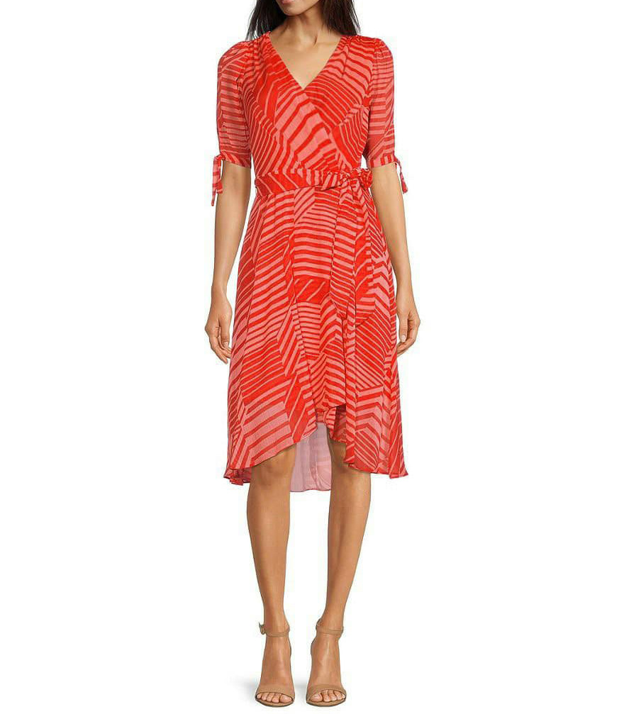 Đầm midi t0.mmy stripe