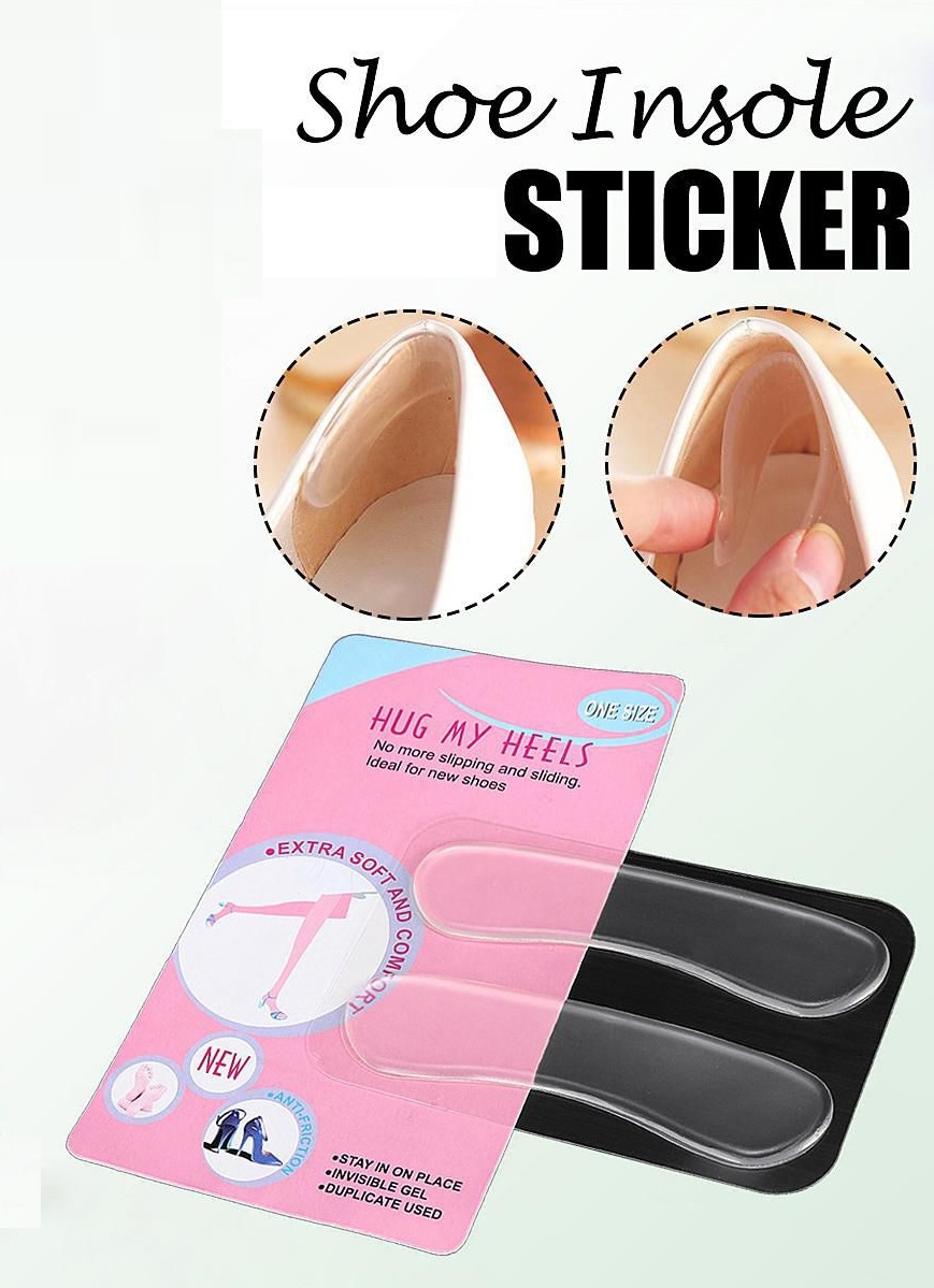 Combo 4 miếng silicon lót gót giày cao gót đi êm chân