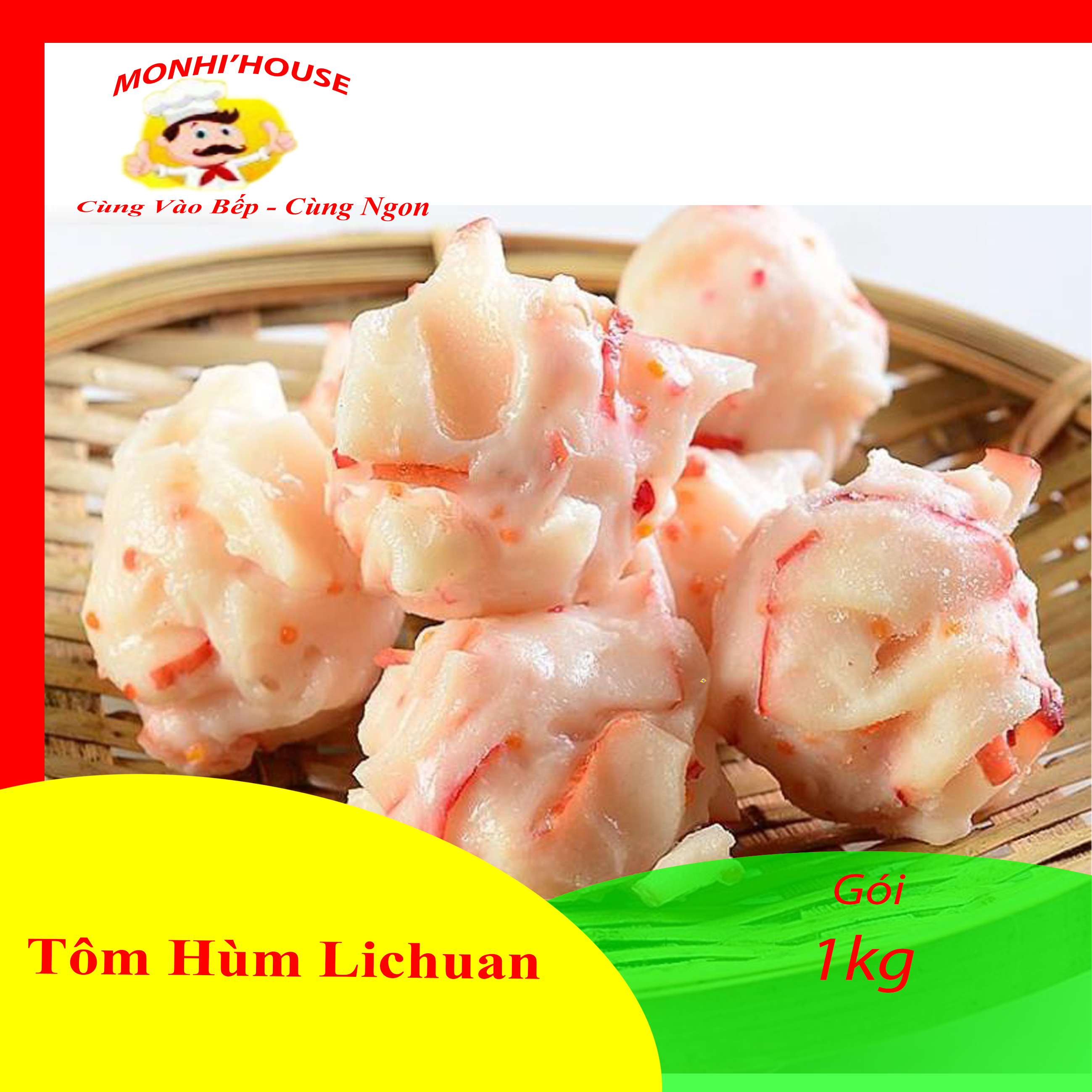 1Kg tôm hùm viên Lichuan