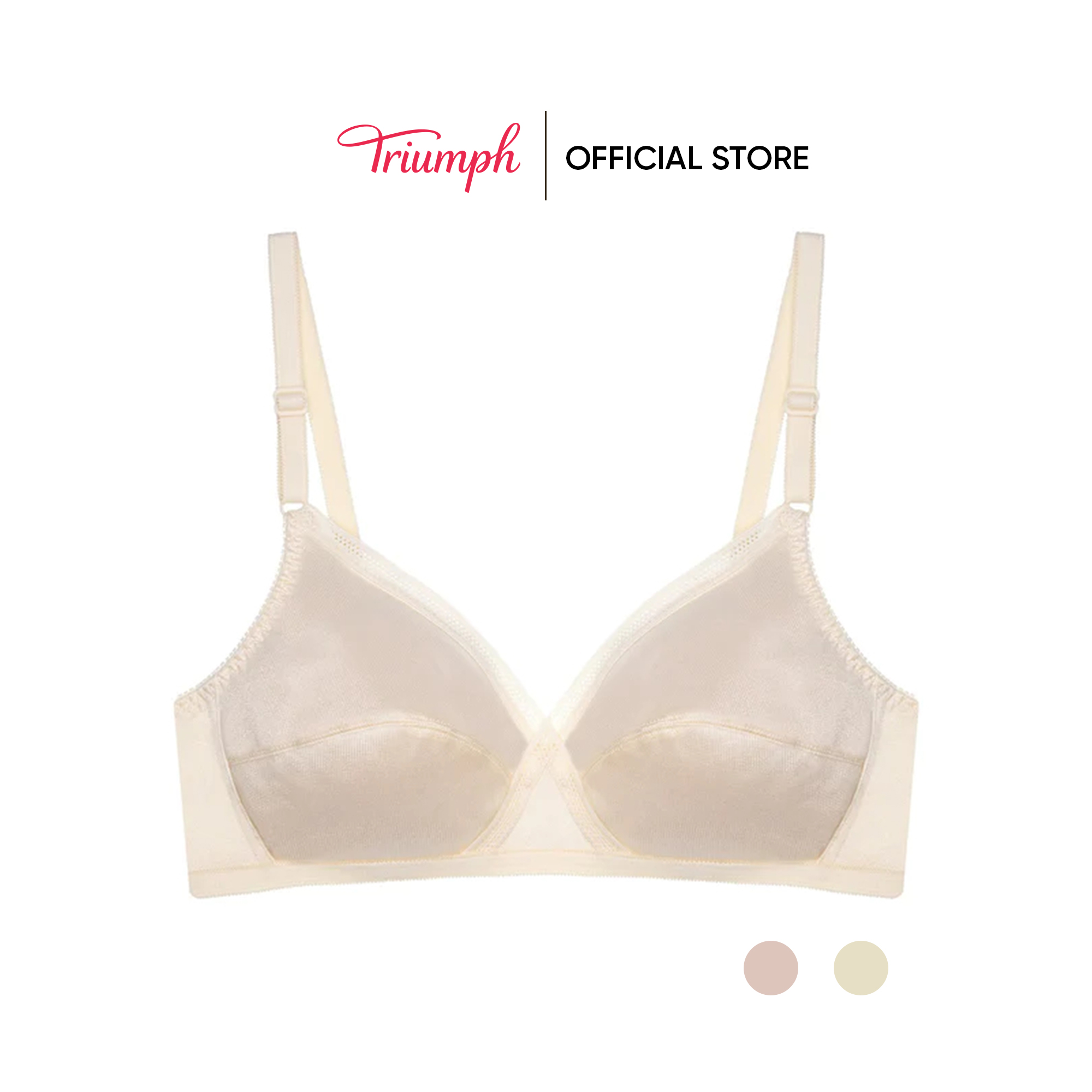 Áo ngực Triumph D 151 HP CS Không Gọng Mỏng Nhẹ Không Đệm Mút ( Quả Ngực Nhọn )