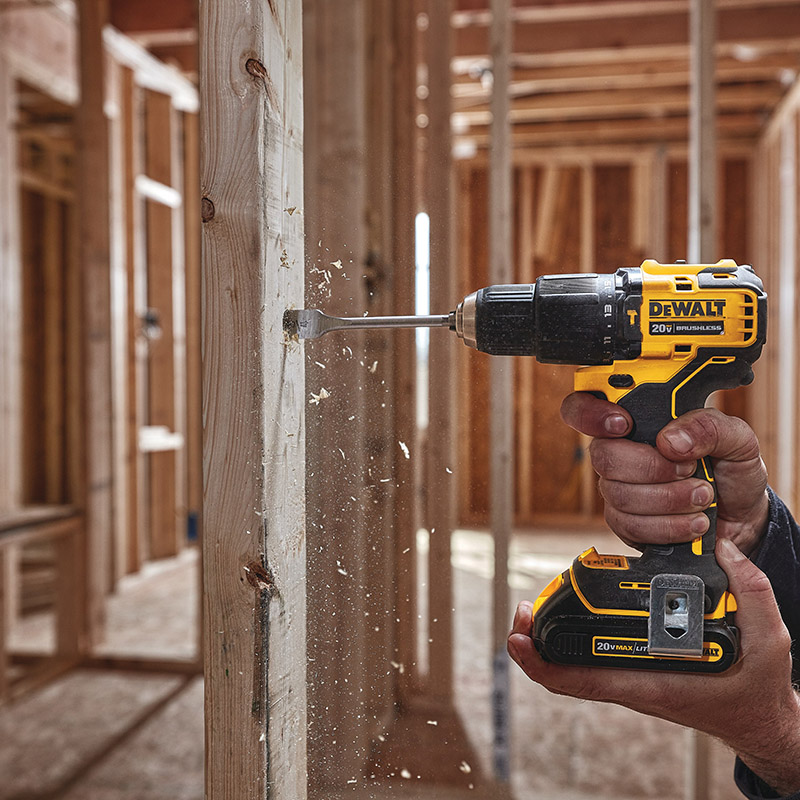 [HCM]Máy khoan pin Brusless có búa 18V Atomic Dewalt DCD709 - Chính hãng ATOMIC™ 20V MAX* Brushless Cordless Compact 1/2 in. Hammer Drill/Driver Kit