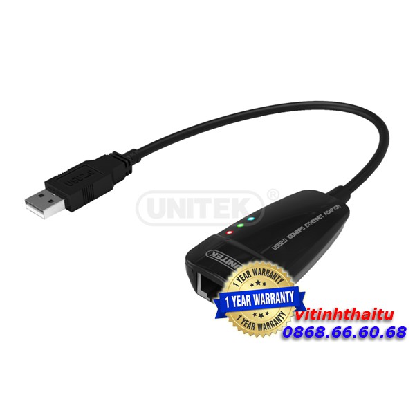 Cáp usb 2.0 - lan unitek