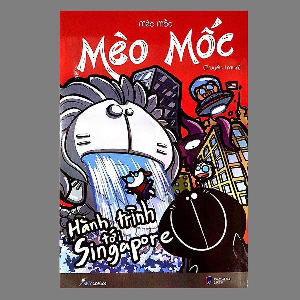 Sách - mèo mốc - hành trình tới singapore