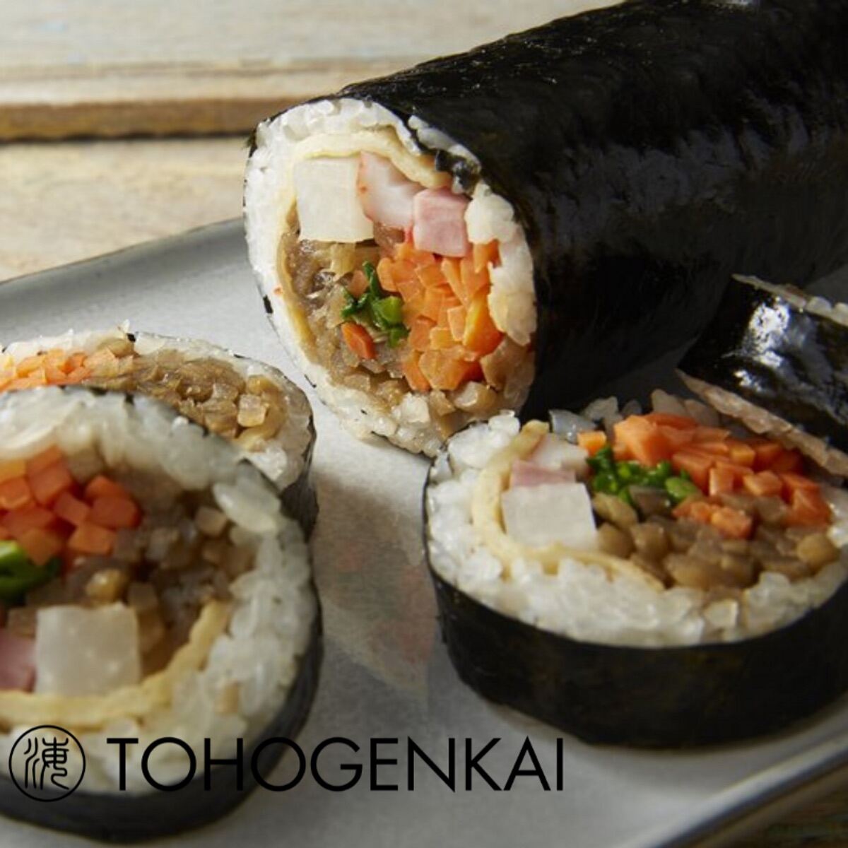 Rong biển cuộn cơm genkai yakinori - korea bịch 22g 10 miếng siêu to 100% rong biển