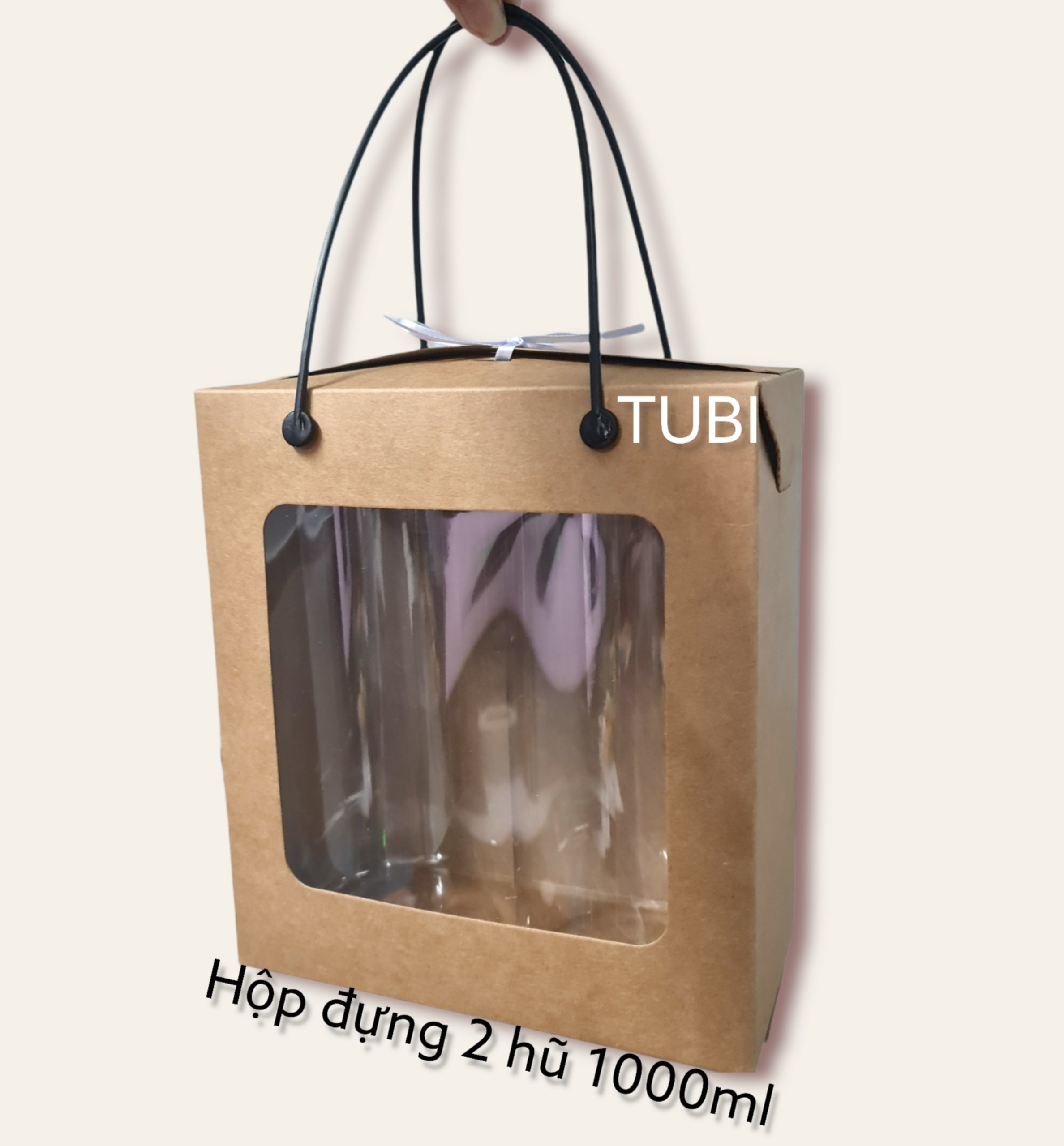 SET 5 Hộp Giấy Quai 2 Hũ 1000ml