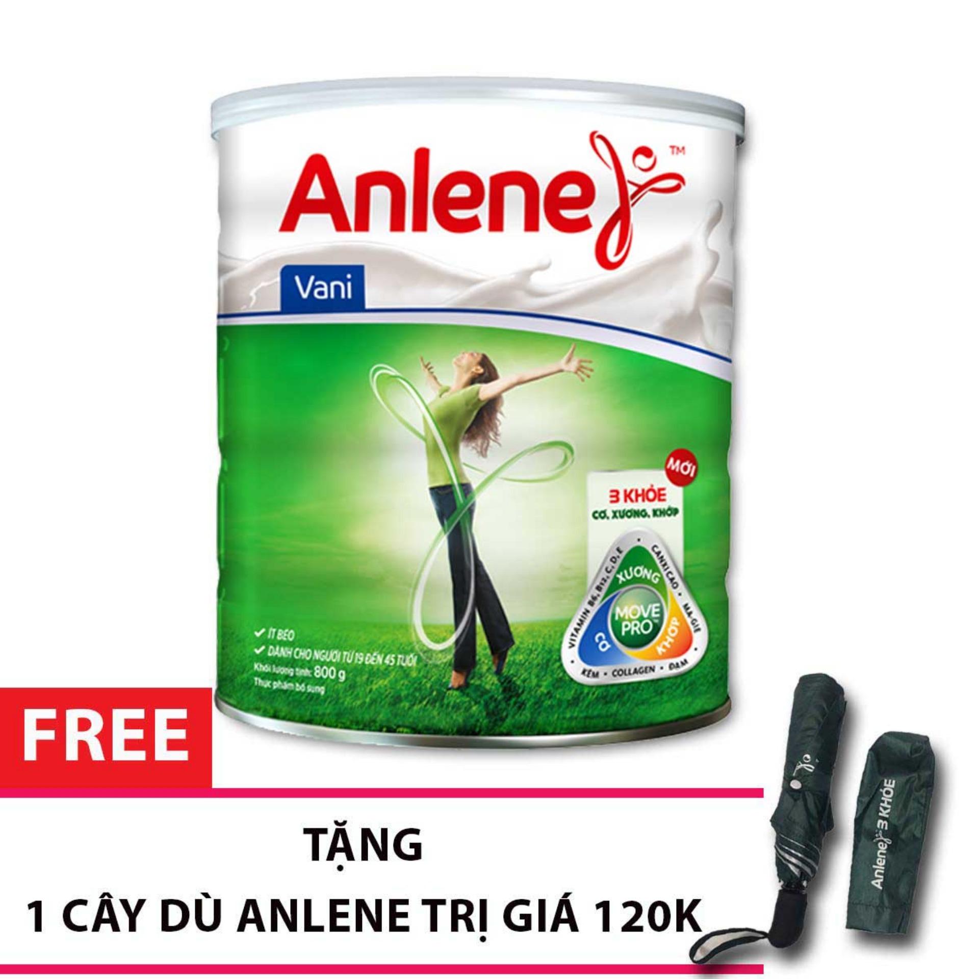 Anlene movepro™ 800g tặng 1 cây dù anlene