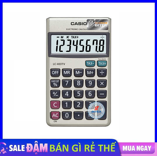 Máy tính casio lc-403tv