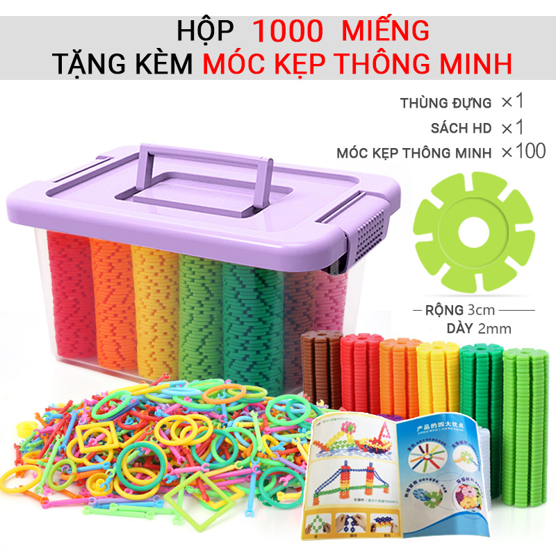 Miếng Lắp Ghép Hoa Tuyết Nhiều Màu Sắc