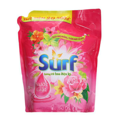 Surf nước giặt hương hoa cỏ dịu kì 3.8 kg