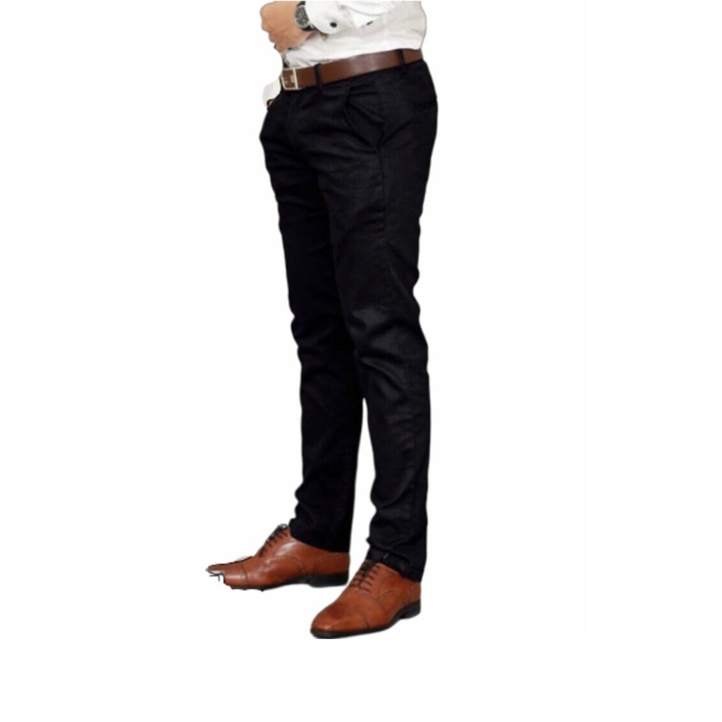 Quần Kaki Nam Trung Niên Cao Cấp-màu đen-size32