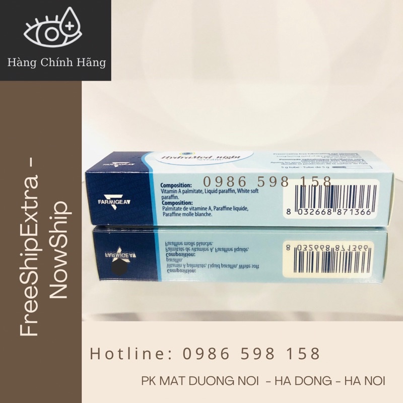 Mỡ tra mắt vitaminA Hydramed night sensitive5g