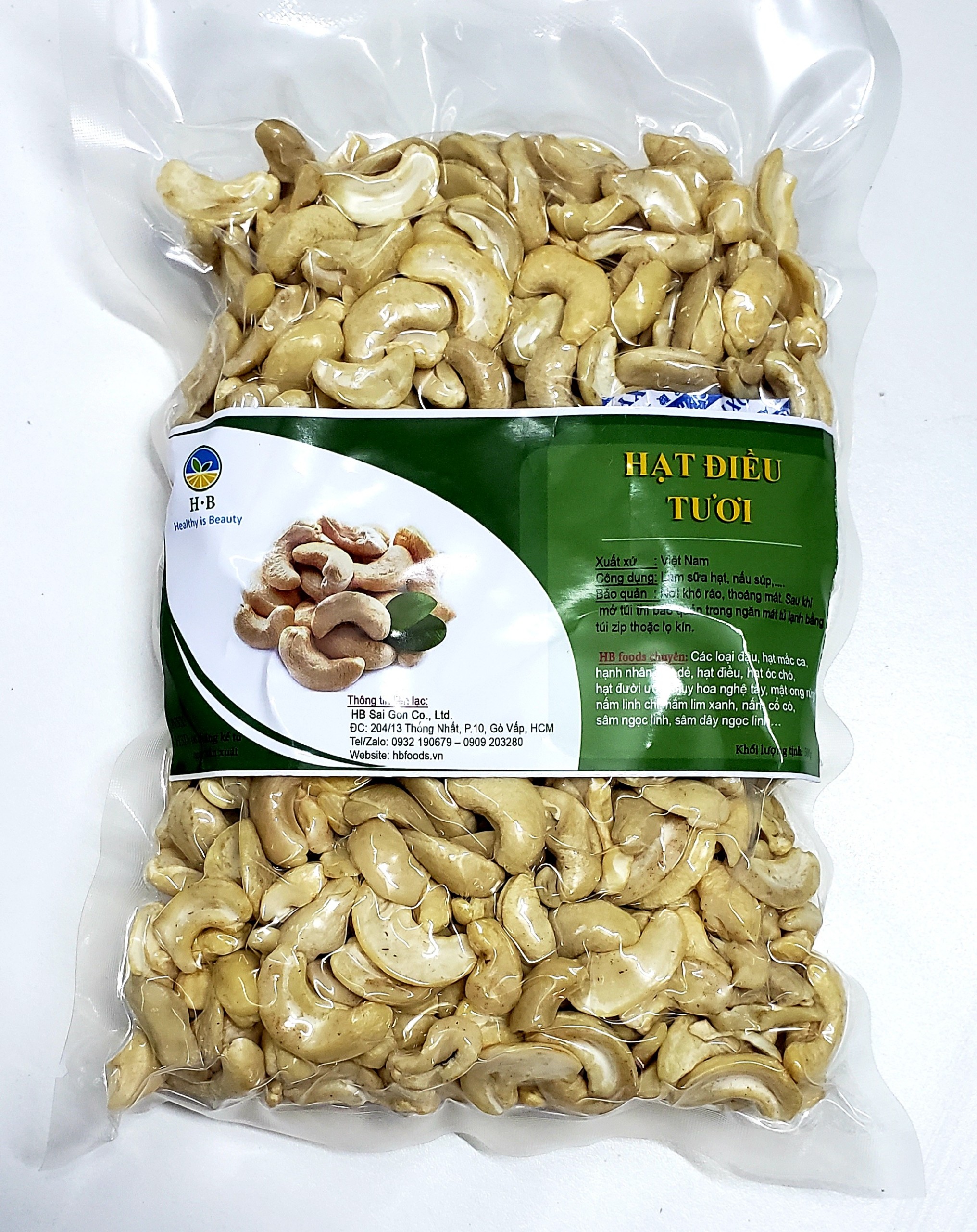 [HCM]Hạt điều tươi 500g