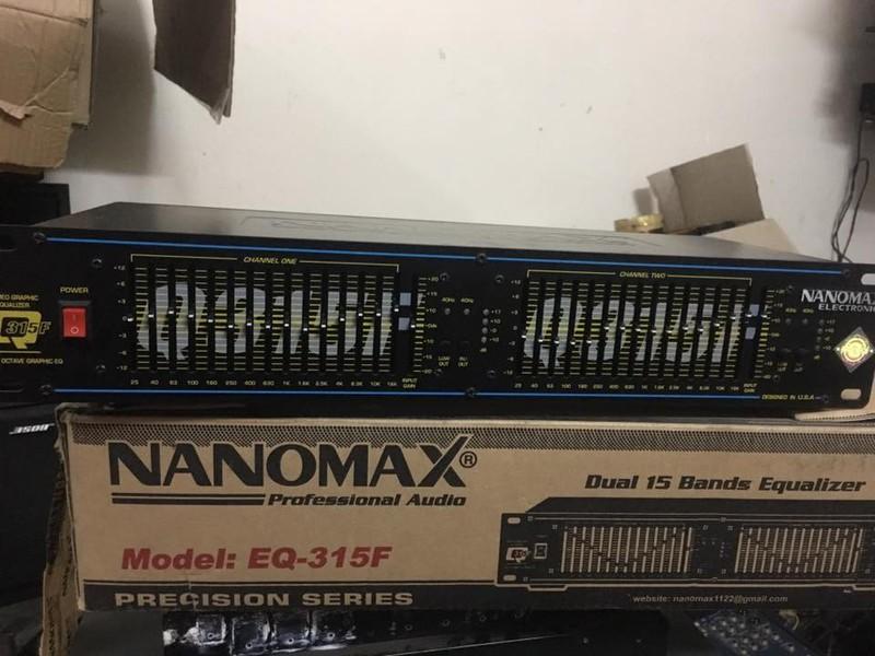 LỌC XÌ EQUALIZER NANOMAX EQ-315F XỬ LÝ ÂM THANH KARAOKE GIA ĐÌNH