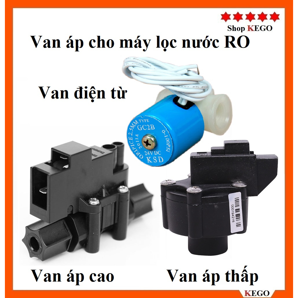 Van áp thấp - van áp cao máy lọc nước ro