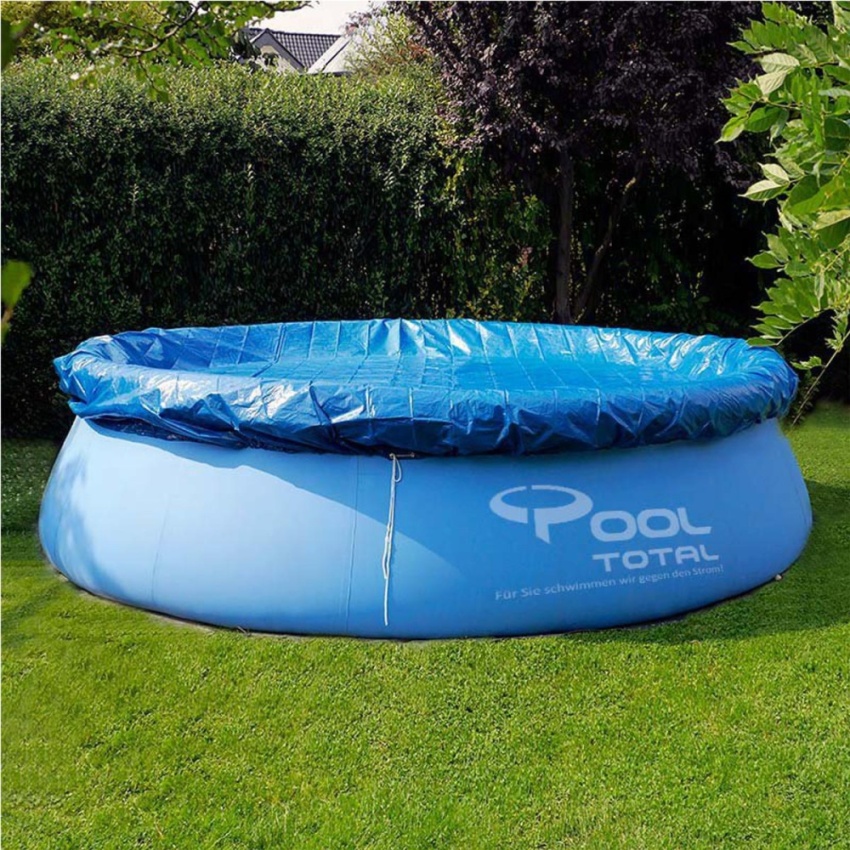 Hình ảnh 8/10/12Ft SWIMMING POOL COVER Round Family Paddling Fast Set Garden Pools - intl
