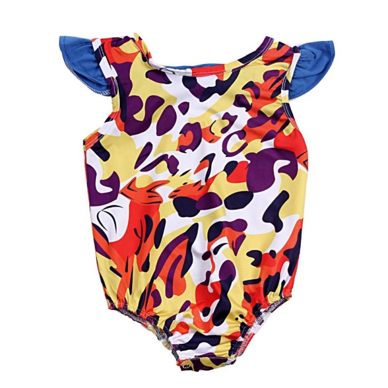 Nơi bán Baby Girls Summer Leopard-print One-peices Bikini Swimsuit (Multicolor) - intl