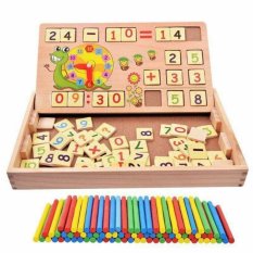 Bảng gỗ 2 mặt gắn nam châm chuyên dành cho trẻ học toán