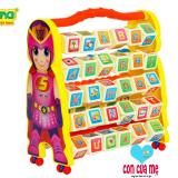 Bảng học chữ số siêu nhân Antona No.005