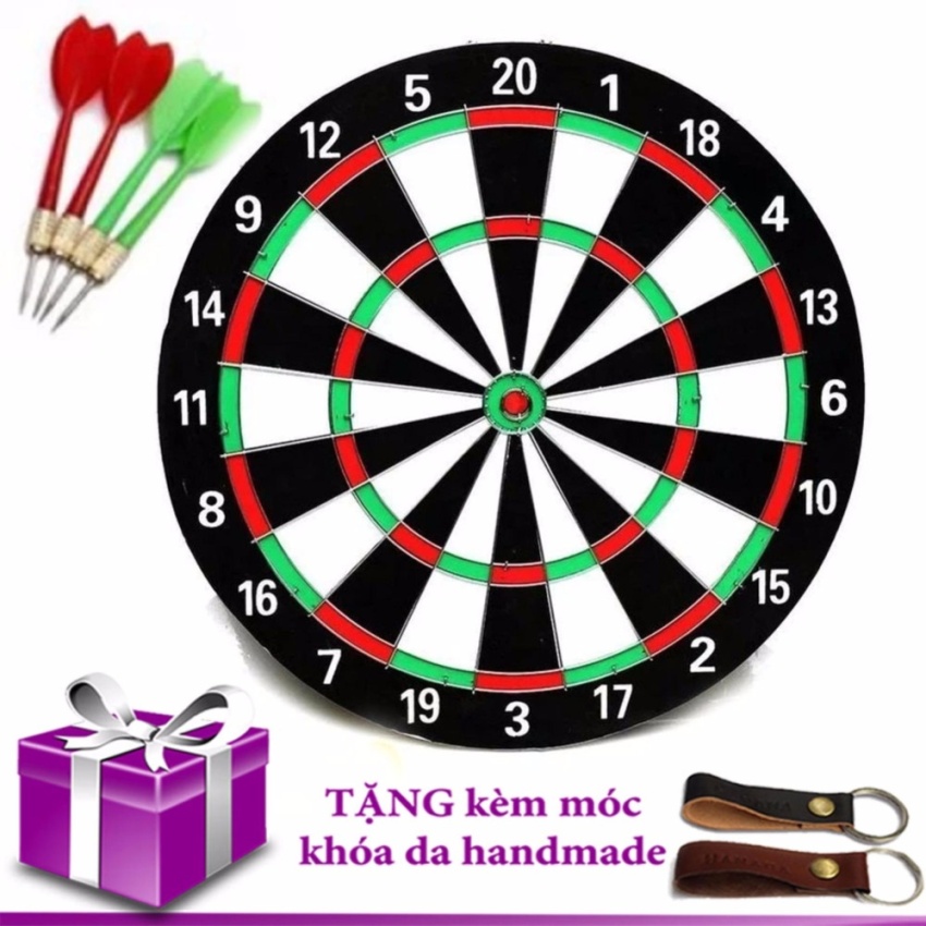 Hình ảnh Bảng phi tiêu 4 mũi tên ( tặng móc khóa )