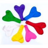 Bịch 100 cái bong bóng thổi hình trái tim siêu dễ thương cho bé BVF-F1 (bịch đủ màu)-MB8