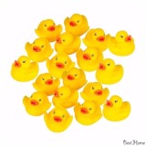 Bộ 10 đồ chơi vịt con bóp kêu cho bé - Đồ chơi bồn tắm cho bé