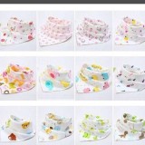 [HCM]Bộ 10 Khăn Yếm Quàng cổ cho bé có cúc bấm