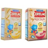 Bộ 2 Bột ăn dặm Nestle  LÚA MÌ SỮA + GẠO LỨC TRỘN SỮA 200g