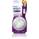 Bộ 2 núm ti Avent Natural size 4 cho bé từ 6 tháng tuổi