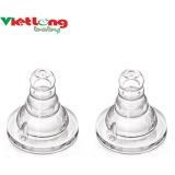Bộ 2 núm ty bình cổ chuẩn cho trẻ từ 3 tháng tuổi Philips Avent 968.22