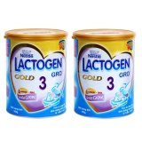 Bộ 2 sữa bột nestle lactogen gold 3 900g