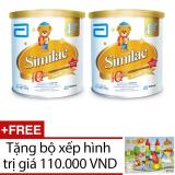 Bộ 2 sữa bột similac 4 900g + tặng 1 bộ xếp hình
