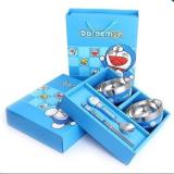Bộ bát ăn chống nóng cho bé hình doremon