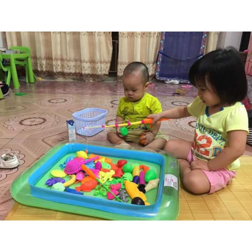 Bộ bể phao câu cá cho bé - kmart