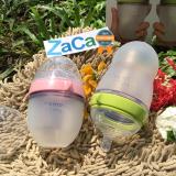 Bộ Bình Sữa Comotomo Silicone 150Ml (Hồng) Và 250Ml (Xanh Lá Nhạt)