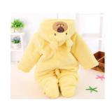 Bộ body liền băng lông hình Gấu cho Bé