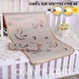 Bộ chiếu lụa điều hòa cho bé kèm gối hương thảo mộc