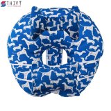 Bộ Gối Đa Năng Chữ C - Gối Tai Voi Cho Mẹ Và Bé 29 THIVI (Trắng - Chó Xanh)