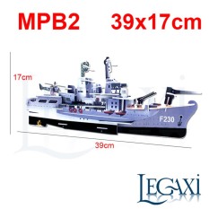 Bộ Lắp Ráp Mô Hình Giấy 3D Tàu Thuyền Bằng Giấy Cứng Legaxi MPB2