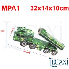 Bộ Lắp Ráp Mô Hình Giấy 3D Xe Tải Bằng Giấy Cứng Legaxi MPA1