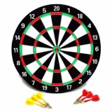 Bộ Phi tiêu gổm Bảng mục tiêu 02 mặt và 06 mũi tiêu (Cỡ lớn 42cm)