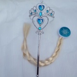 Bộ tóc, vương miện, gậy phép công chúa Elsa - Phim hoạt hình Nữ Hoàng Băng Giá