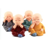 Bộ tượng Tứ Không 4 sắc màu : Ngộ nghĩnh - Món quà ý nghĩa